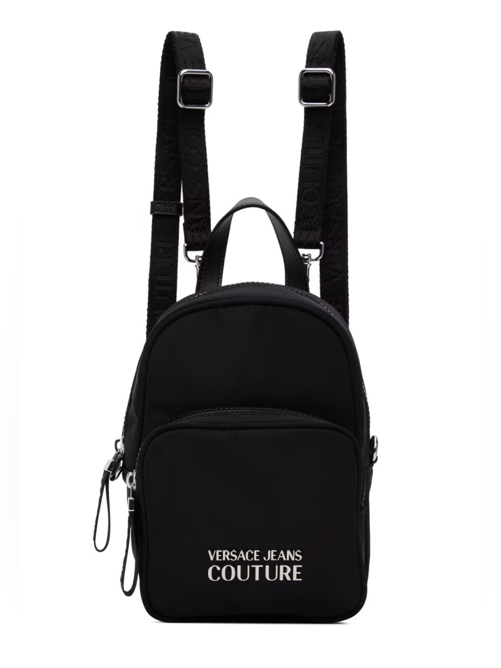 Versace Jeans Couture Black Sporty Backpack